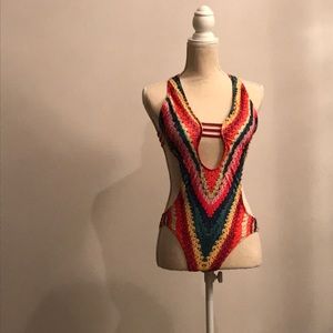 Crochet Print Monokini